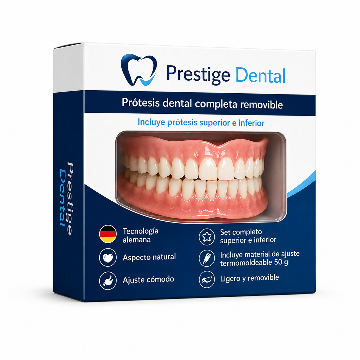 Prestige Dental — Prótesis dental completa removible